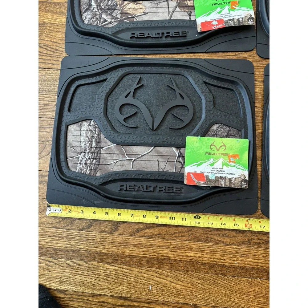 Realtree Camo Rear Floor Mat, Auto Car Truck ‎ Lot Of 6 Utility Mats